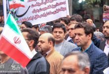 گزارش تصویری | حضور گسترده دانشگاهیان دانشگاه صنعتی شاهرود در راهپیمایی 13 آبان  | 